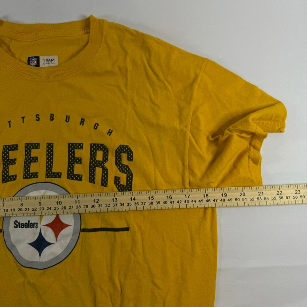 NFL Yellow And Black Steelers Graphic Tee Size Medium - Picture 5 of 5